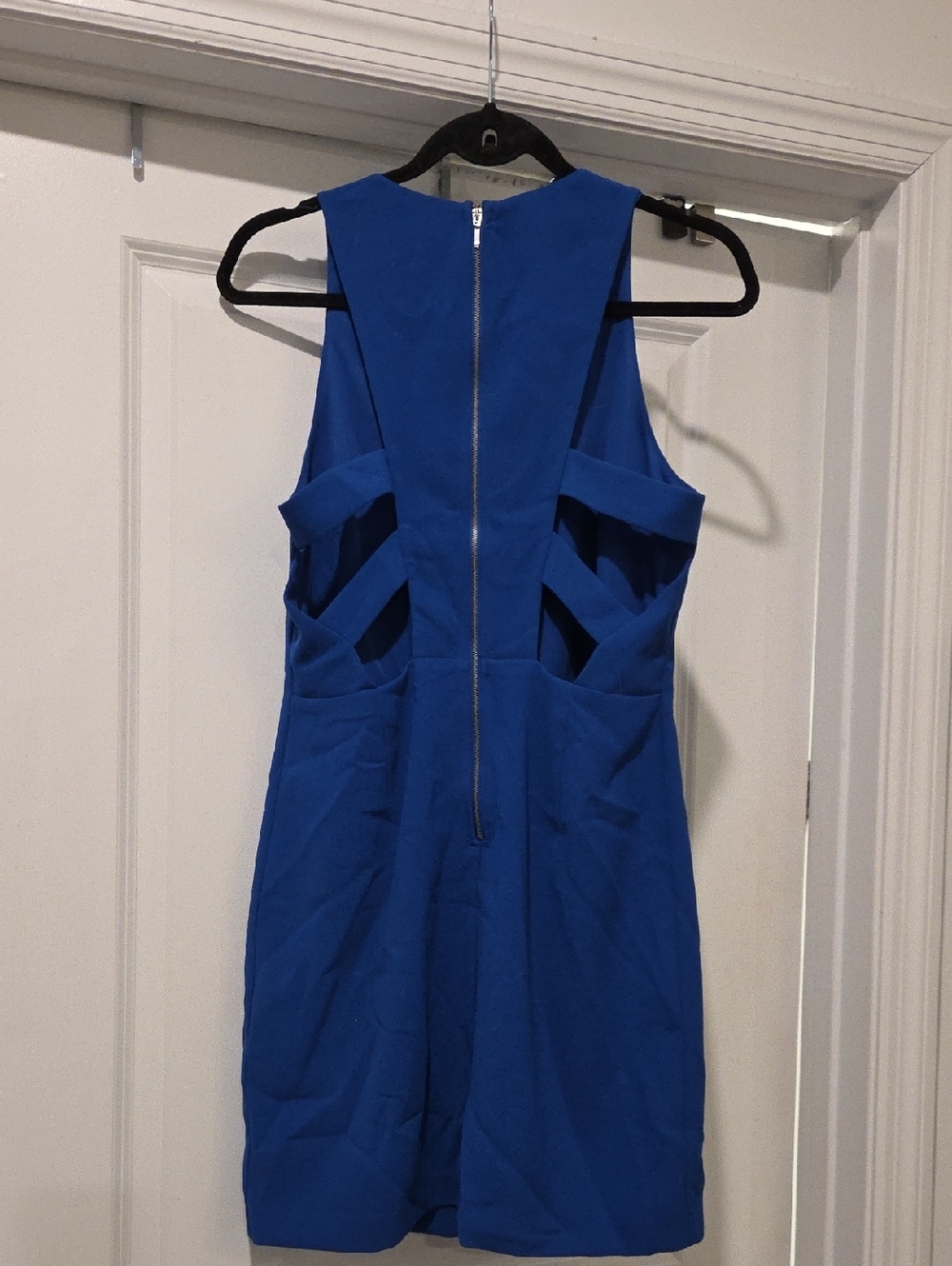 Forever 21 Cobalt Blue Cutout Mini Dress Size L!